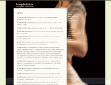 Tablet Screenshot of evangeliakolyra.com